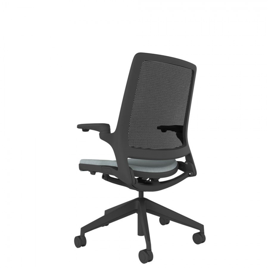 Designer Mesh Back Chair - Black